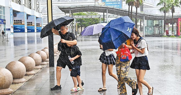 Bão Kajiki (bão số 5) gây mưa lớn, gió mạnh ở nhiều khu vực Trung Quốc