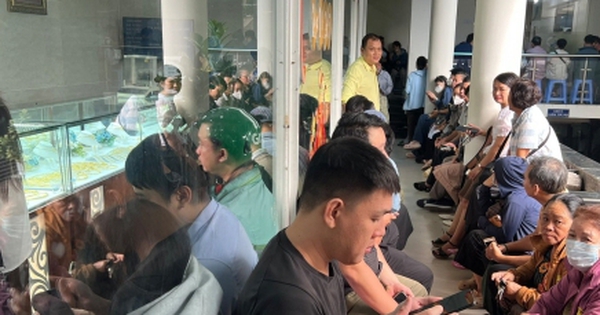 Tiệm vàng ở TP.HCM kín khách ngày giá lên 128 triệu đồng/lượng