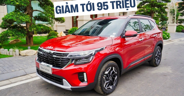 Kia Seltos "dọn kho" giảm giá tới 95 triệu đồng, giá bản giữa nay tiệm cận 'đàn em' Sonet
