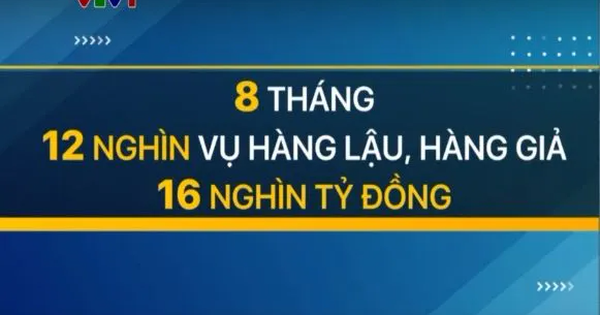 Phát hiện gần 12.000 vụ hàng lậu, hàng giả trong 8 tháng
