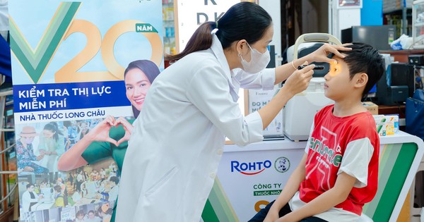 Long Châu và V.Rohto tầm soát thị lực miễn phí – Vì sức khỏe đôi mắt Việt