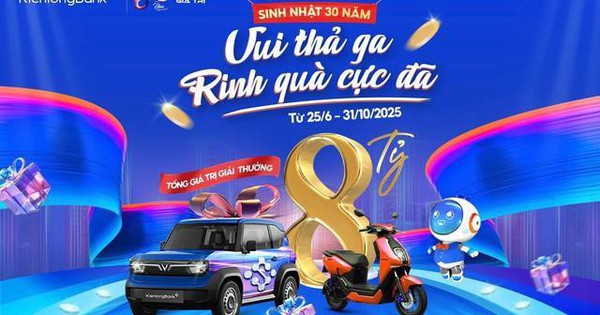 KienlongBank kỷ niệm 30 năm bằng chiến dịch "Megasale" toàn diện