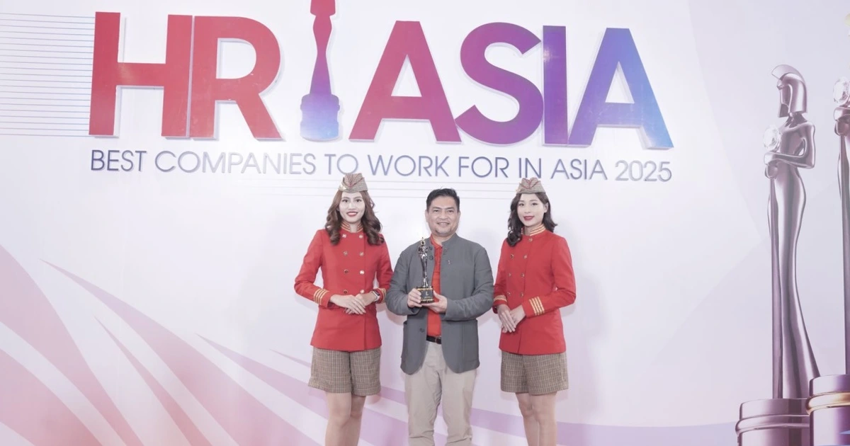 HR Asia Awards 2025 vinh danh Vietjet là 'Nơi làm việc tốt nhất Châu Á'