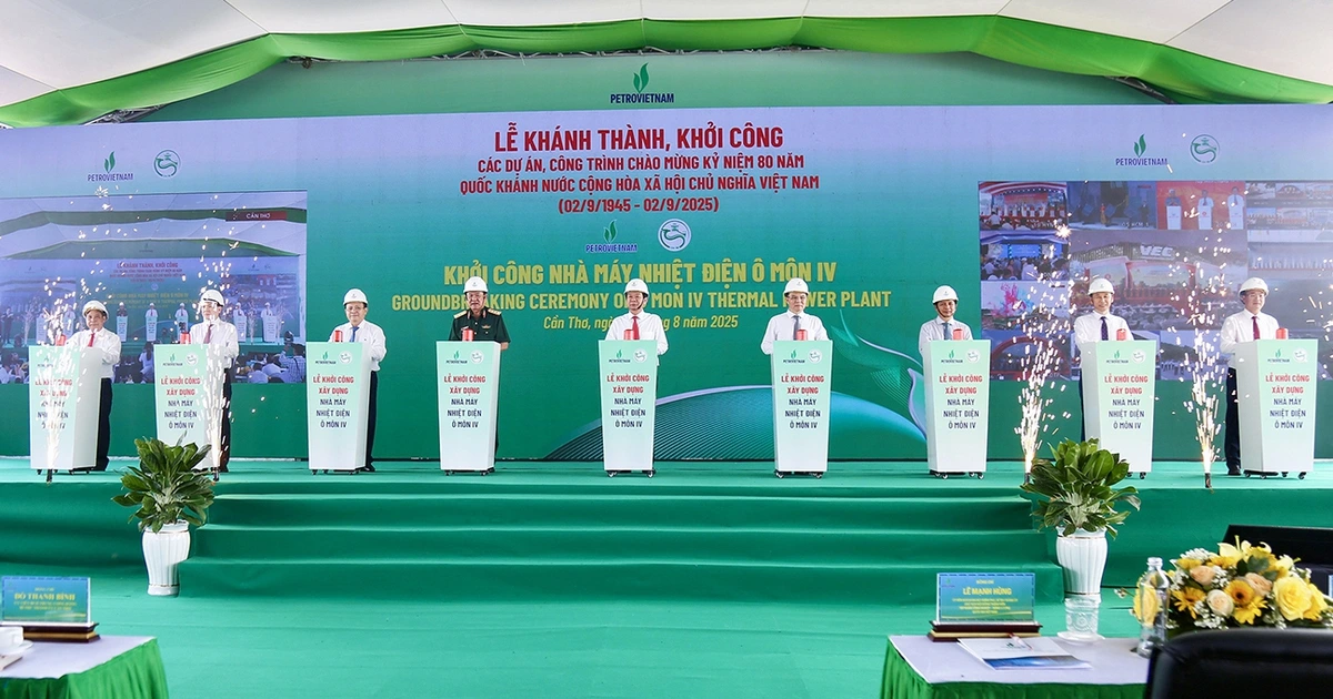 Petrovietnam khởi công dự án điện tỉ USD