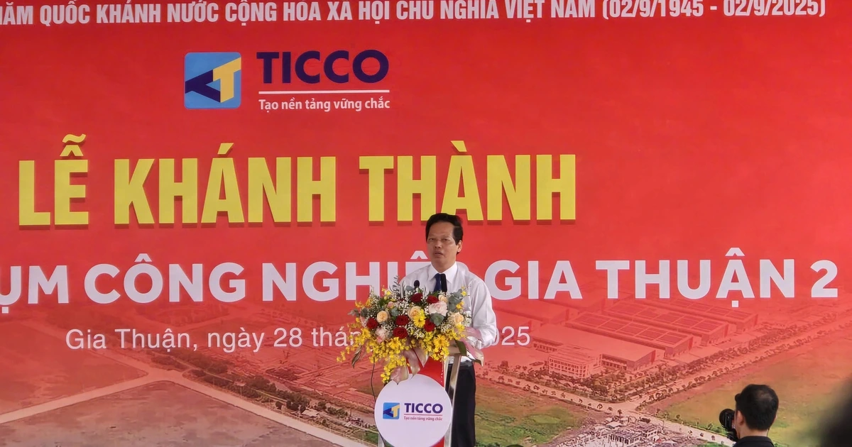 Đồng Tháp khánh thành CCN Gia Thuận 2, mở rộng cực tăng trưởng phía đông