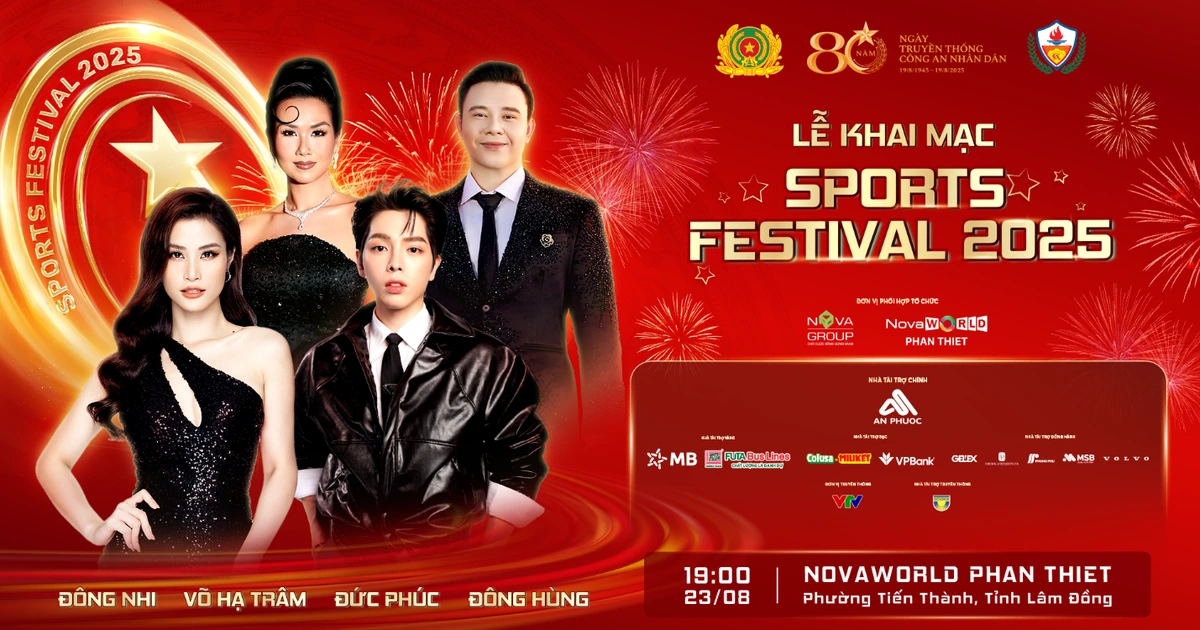 Sports Festival 2025 bùng nổ với Lễ khai mạc kết hợp giữa thể thao và nghệ thuật