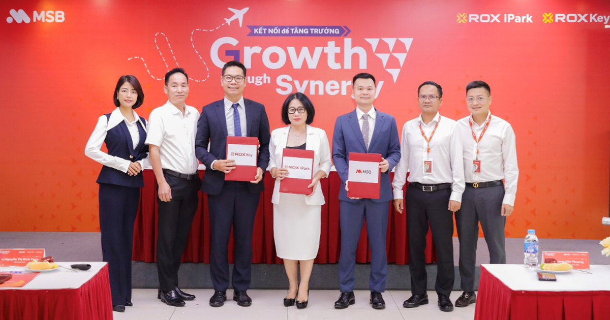 MSB hợp tác ROX iPark, ROX Key cung cấp giải pháp tài chính toàn diện cho doanh nghiệp sản xuất