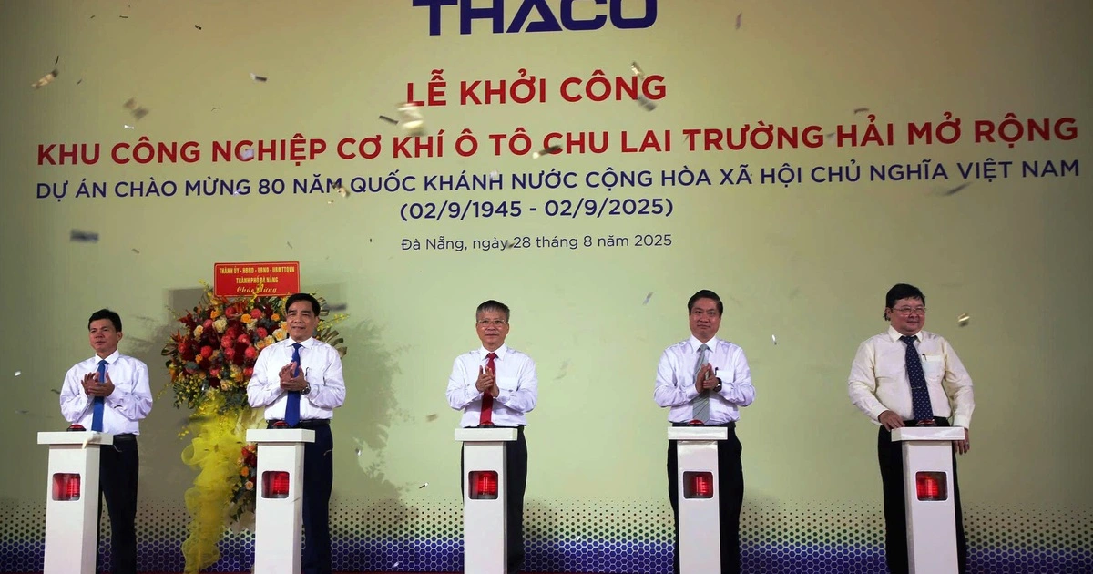 THACO khởi công khu công nghiệp cơ khí ô tô gần 8.000 tỉ đồng
