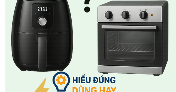 Nồi chiên không dầu và lò nướng: Loại nào tiết kiệm điện hơn khi chế biến món ăn?