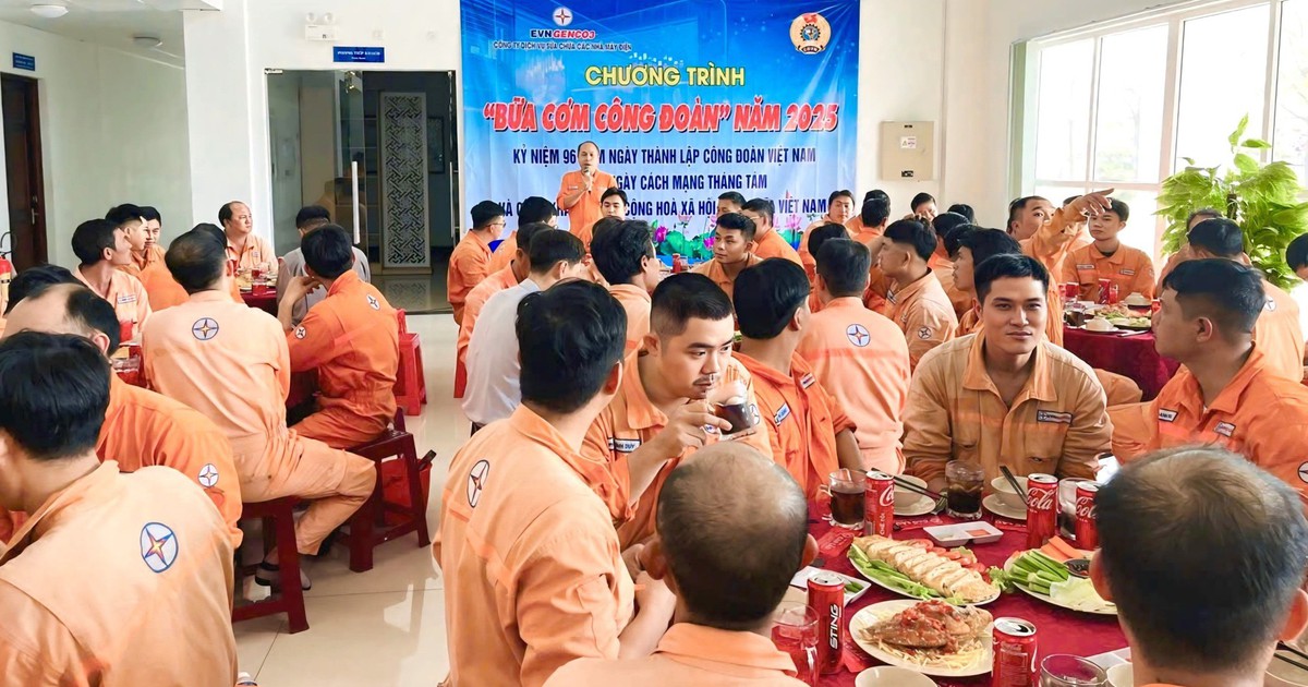 'Bữa cơm Công đoàn' gắn kết người lao động EVNGENCO3