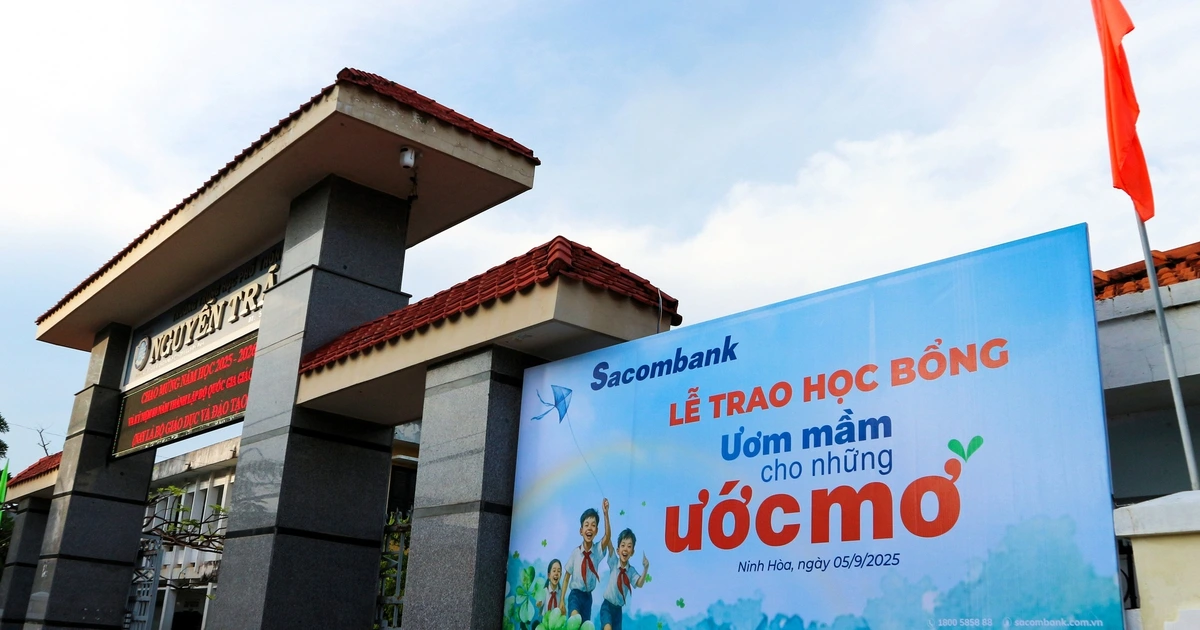 Sacombank ‘Ươm mầm cho những ước mơ’ - chung tay vun đắp thế hệ trẻ