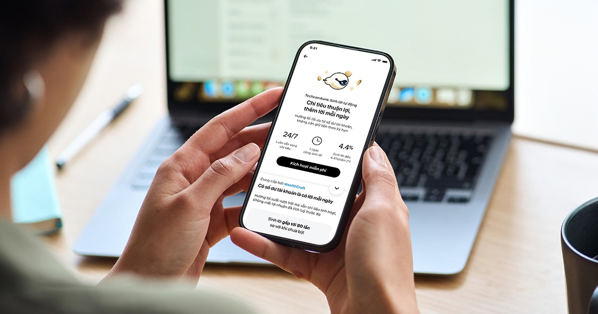 Techcombank Sinh Lời Tự Động: khi tiền khách hàng an toàn sinh lời mỗi ngày