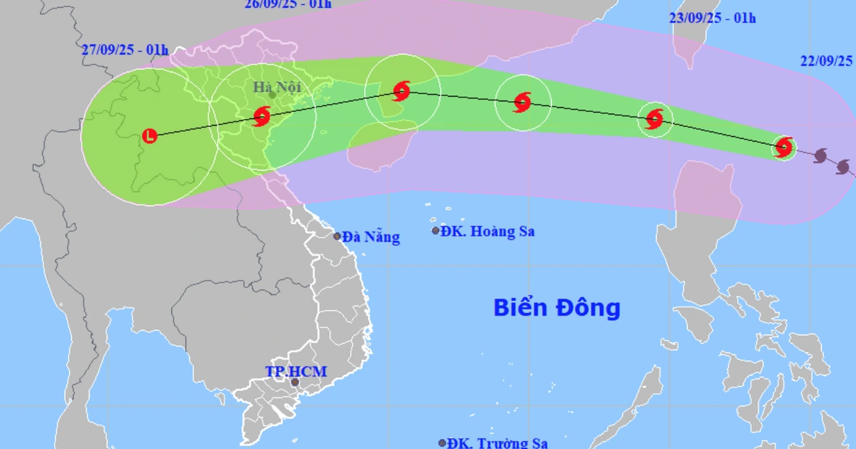Đêm qua, siêu bão Ragasa gây mưa lớn gần 100 mm ở TP.HCM