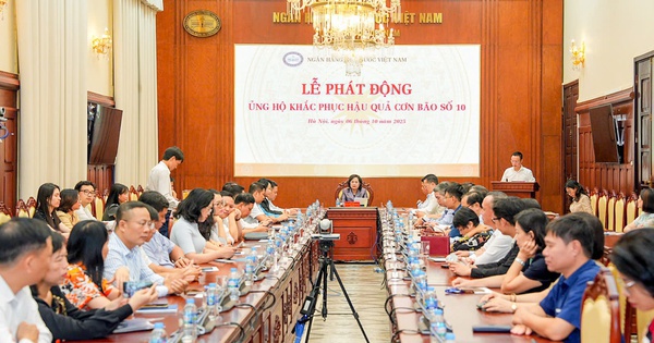 Ngân hàng Nhà nước phát động ủng hộ đồng bào khắc phục thiệt hại do cơn bão số 10