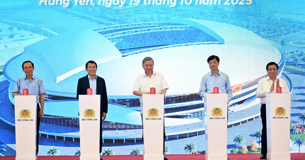 Tổng Bí thư Tô Lâm dự lễ khởi công xây dựng sân vận động hiện đại nhất Việt Nam