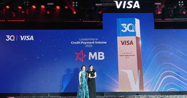 MB nhận bốn giải thưởng danh giá từ Visa
