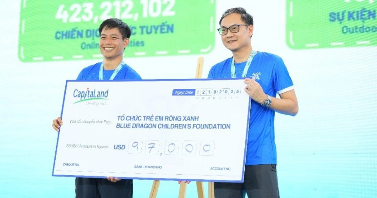 CapitaLand tài trợ hơn 2,5 tỉ đồng trong chiến dịch 'Bước chân gắn kết yêu thương' mùa 3