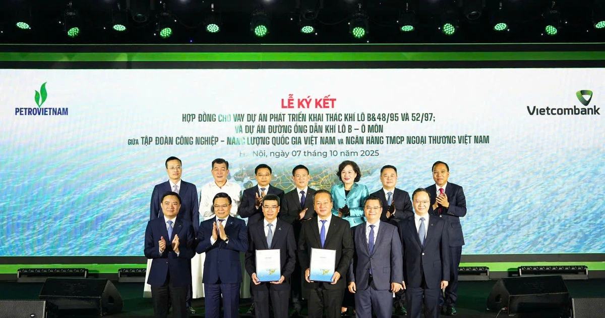 Ký hợp đồng tín dụng hơn 1 tỉ USD cho chuỗi dự án khí điện lô B-Ô Môn