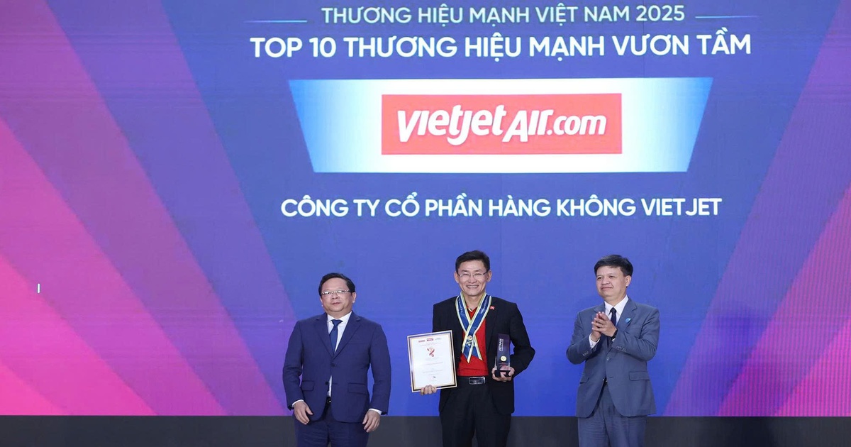 Vietjet được vinh danh thương hiệu Mạnh Việt Nam