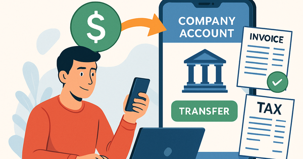 Cá nhân chuyển tiền vào tài khoản công ty rồi cung cấp thông tin công ty để xuất hóa đơn có được không? Hạch toán ghi nhận như thế nào? - Cơ quan Thuế trả lời