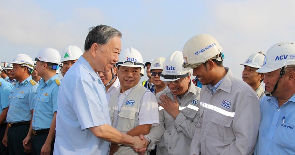 Tổng Bí thư Tô Lâm kiểm tra dự án sân bay Long Thành