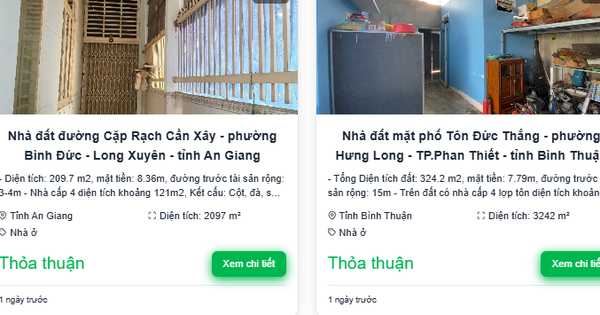 Ngân hàng lớn rao bán loạt nhà phố tại Đà Nẵng, Khánh Hòa, Đồng Nai, An Giang, Thái Bình