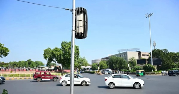 Thành phố lắp máy lọc không khí ngoài đường vì quá ô nhiễm