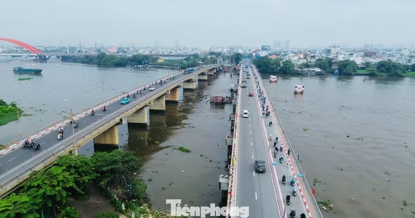 Toàn cảnh cầu Bình Triệu 1 sau khi được 'thần đèn' nâng tĩnh không