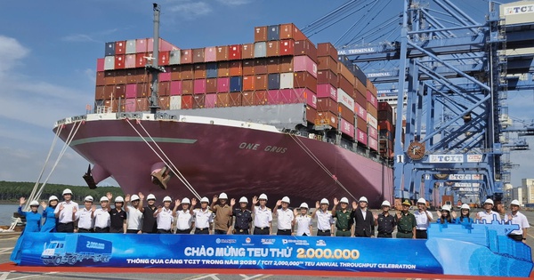 Tin vui đến từ cảng Quốc tế Tân Cảng - Cái Mép
