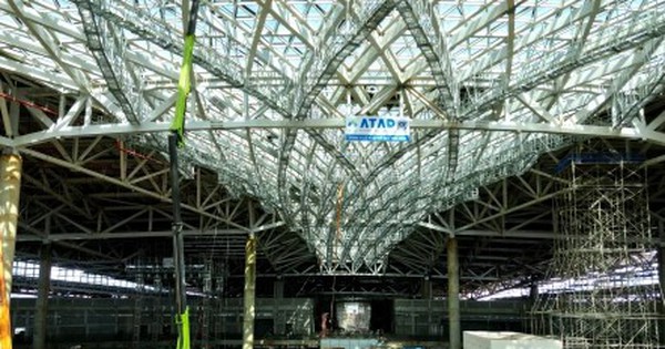 Bên trong nhà ga sân bay Long Thành trước ngày đón chuyến bay đầu tiên