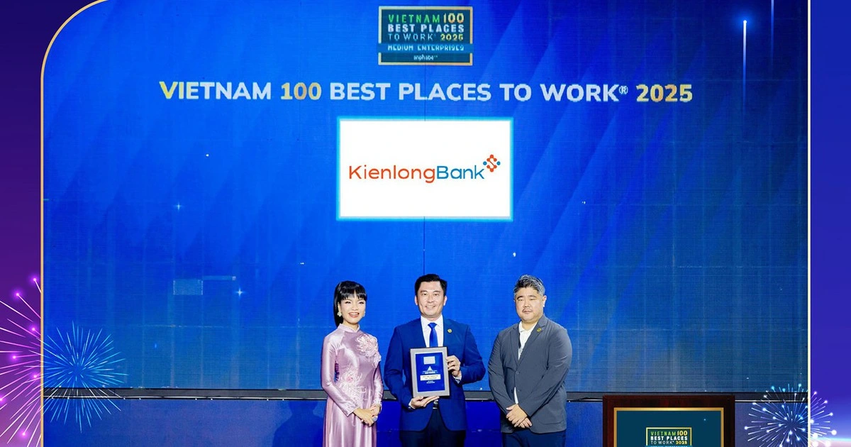 KienlongBank được vinh danh là ‘Nơi làm việc tốt nhất Việt Nam 2025’