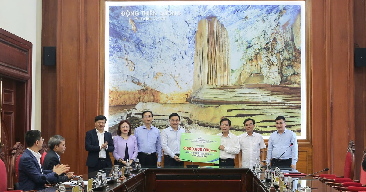 Petrovietnam đồng hành cùng Quảng Trị, TP.Huế khắc phục hậu quả thiên tai