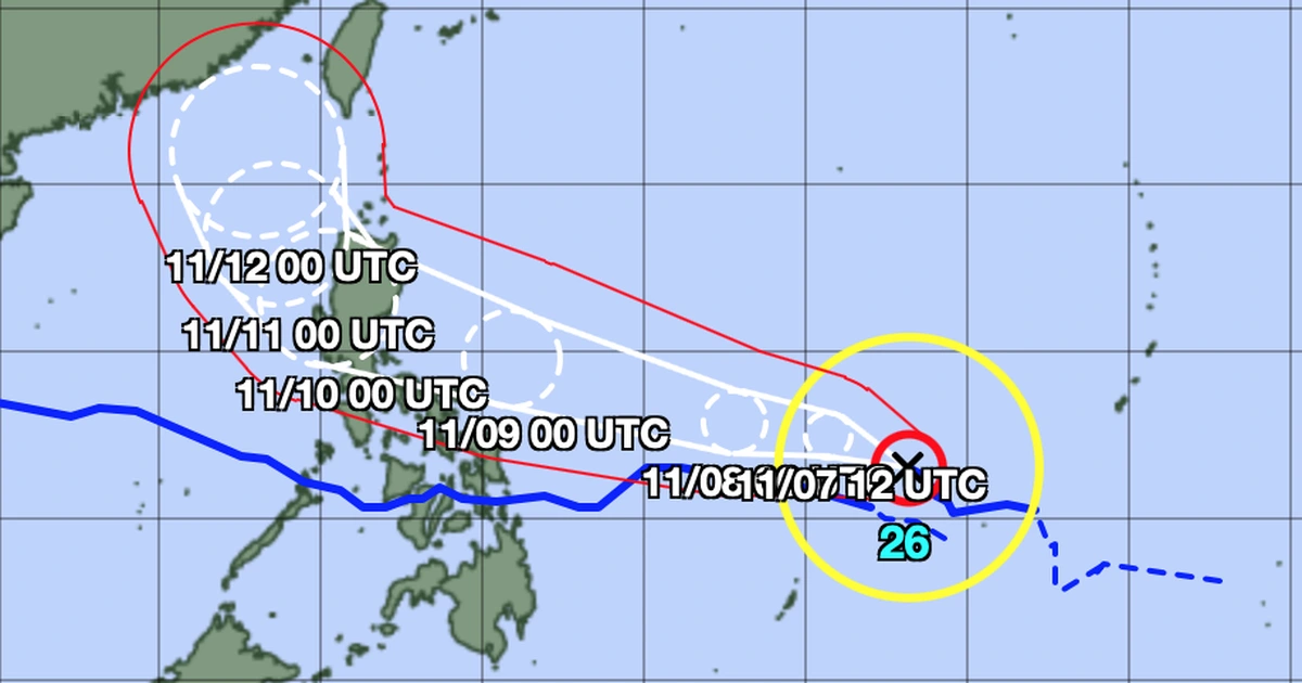 Bão Kalmaegi đi qua, siêu bão Fung wong vào Biển Đông đầu tuần tới