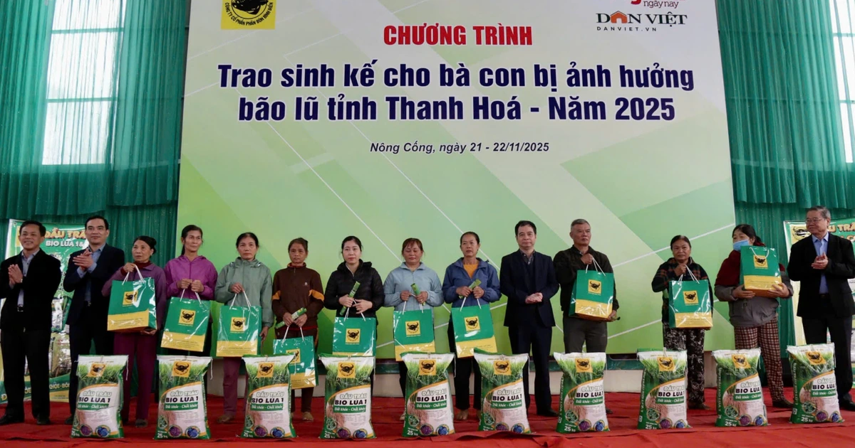 Bình Điền trao sinh kế cho người dân vùng lũ