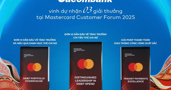 Thêm một tổ chức thẻ quốc tế vinh danh Sacombank về năng lực phát triển thanh toán số