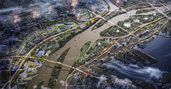 Quá khủng: Dự án đại lộ ven sông Hồng có vốn đầu tư 855.000 tỷ đồng, metro đi ngầm dọc bờ sông và có chung cư cao tầng