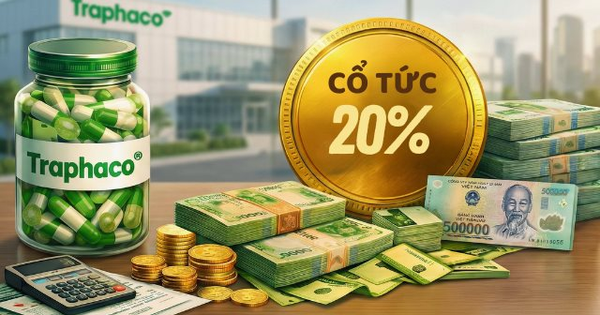Một công ty ngành dược chốt ngày trả cổ tức tiền mặt 20%
