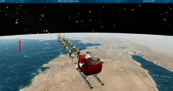 Cách xem trực tiếp ông già Noel đang ở đâu