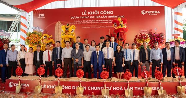 Sau khi mua Trí Holdings, DICERA Holdings chính thức khởi công DA Chung cư Hòa Lân Thuận Giao 1.880 tỷ