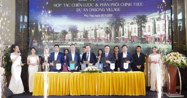Liên minh 4 đơn vị Top đầu thị trường ký hợp tác phân phối dự án Dasong Village