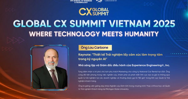 Lou Carbone: Bố già ngành CX xác nhận góp mặt tại Global CX Summit