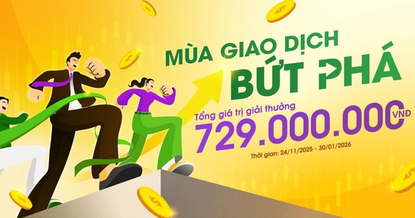 KBSV - Mùa giao dịch bứt phá: Giải thưởng 729 triệu đồng