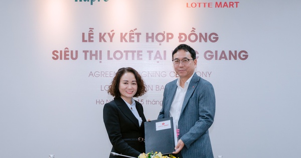 LOTTE MART hợp tác Hapro triển khai mô hình bán lẻ hiện đại tại Bắc Giang