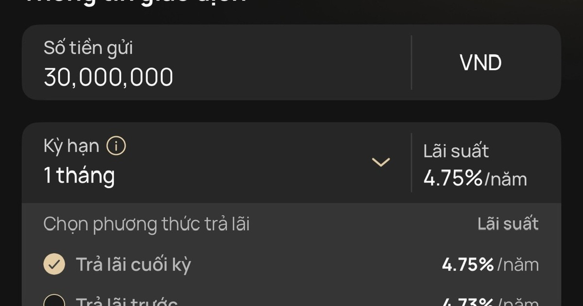 Ngân hàng lớn tham gia 'cuộc đua' lãi suất tiết kiệm