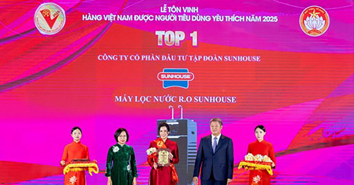 Chuỗi vinh danh liên tiếp khẳng định vị thế Top đầu máy lọc nước RO UltraX SUNHOUSE