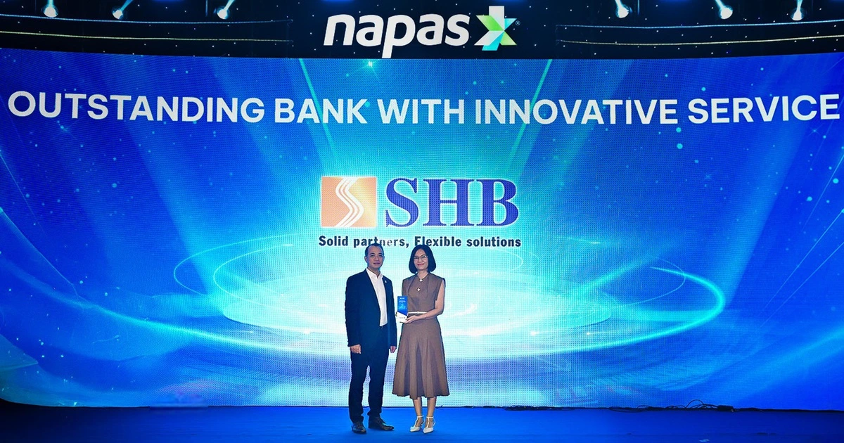 SHB nhận giải Ngân hàng xuất sắc về đổi mới sáng tạo