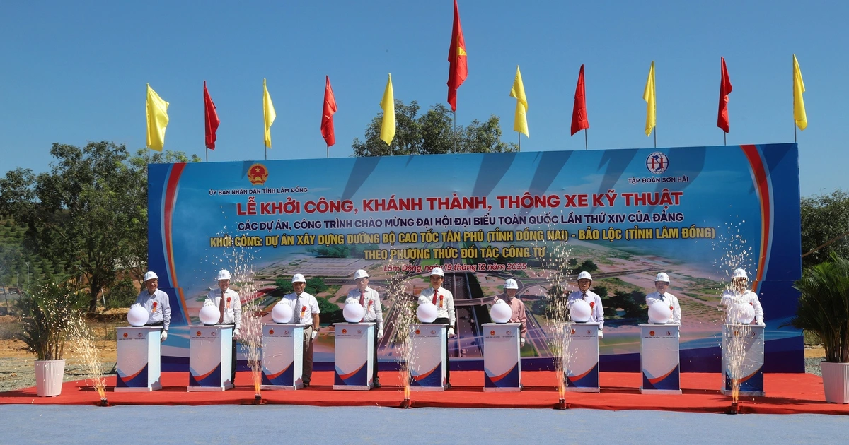 Khởi công cao tốc Tân Phú - Bảo Lộc thúc đẩy phát triển kinh tế Lâm Đồng