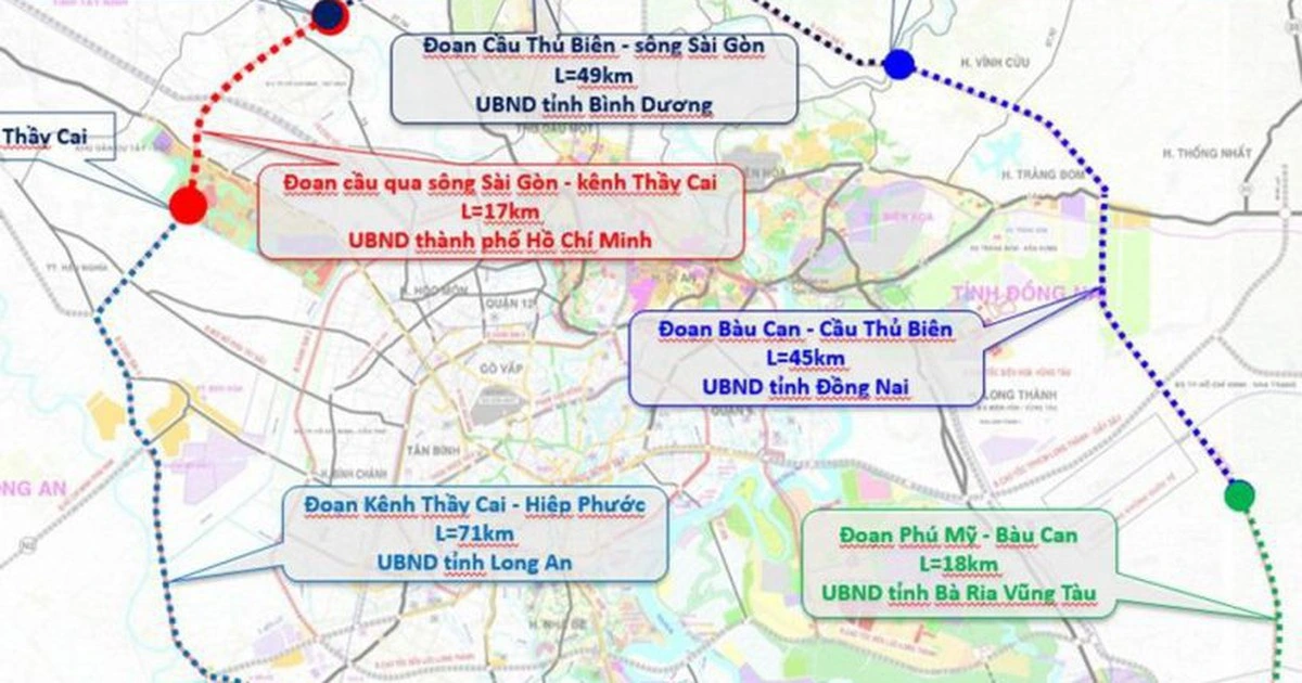 Đường Vành đai 4 TP.HCM đoạn qua Đồng Nai vốn 26.200 tỉ đồng sẽ sớm khởi công