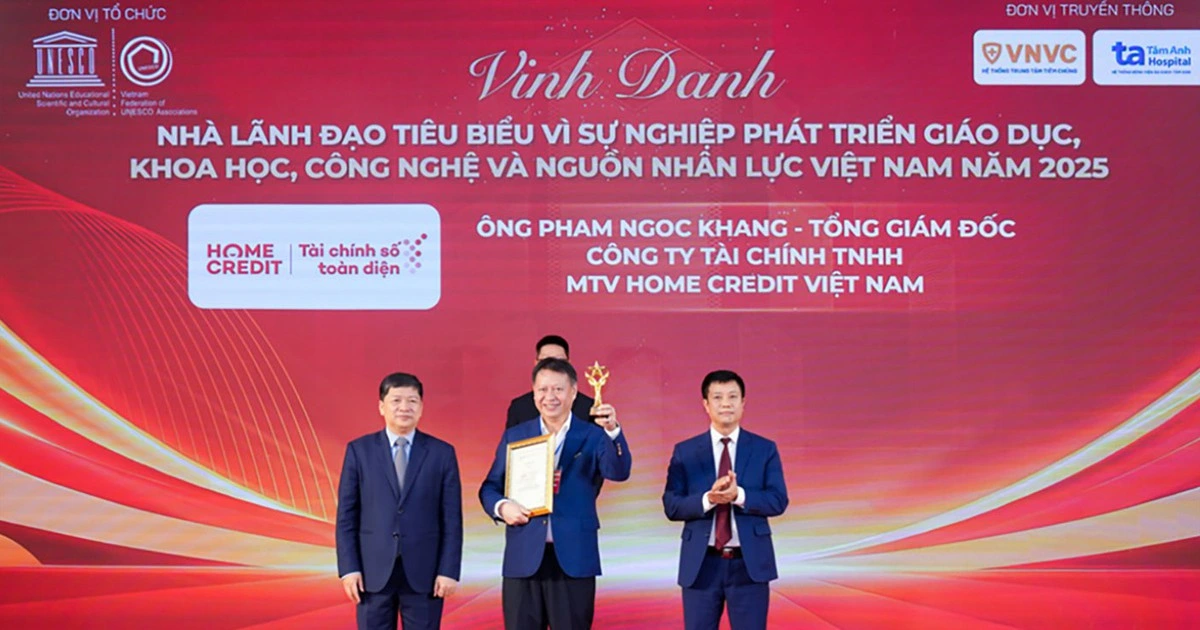 Home Credit được Liên hiệp các Hội UNESCO Việt Nam vinh danh Top 10 Đơn vị tiêu biểu xuất sắc