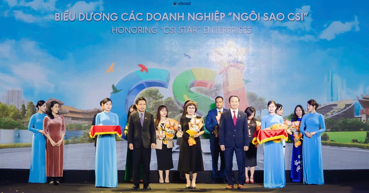 PNJ được vinh danh Ngôi sao CSI vì hành trình phát triển bền vững